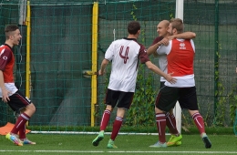 DSC_0086_Il gol della Castelnuovese-Angelotti festeggiato dai compagni